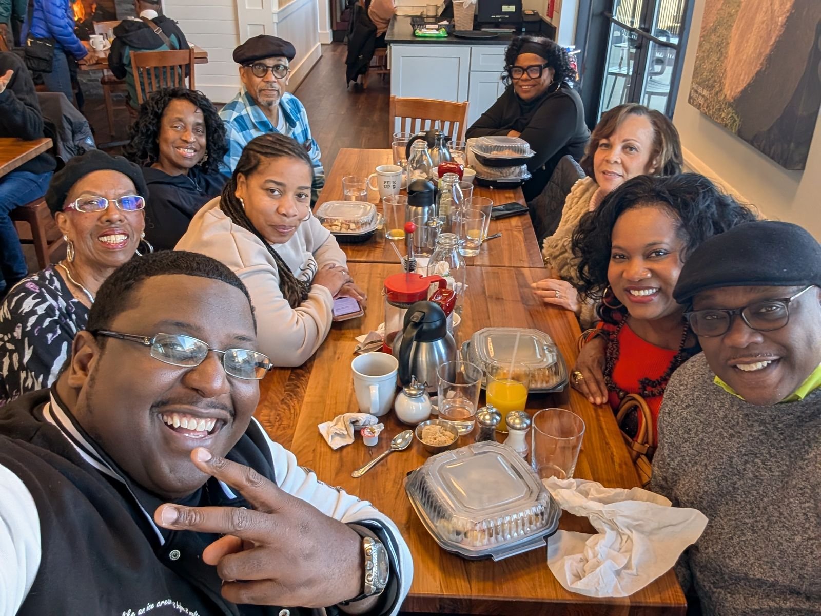 Breakfast with community partners